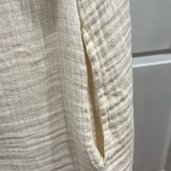 New! ZARA Dress Embroidered Off The Shoulder Boho  Off White/ Ivory - Picture 6 of 15